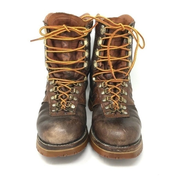 Kush N Kollar Chippewa Mens Work Boots Brown 8.5 main image 8